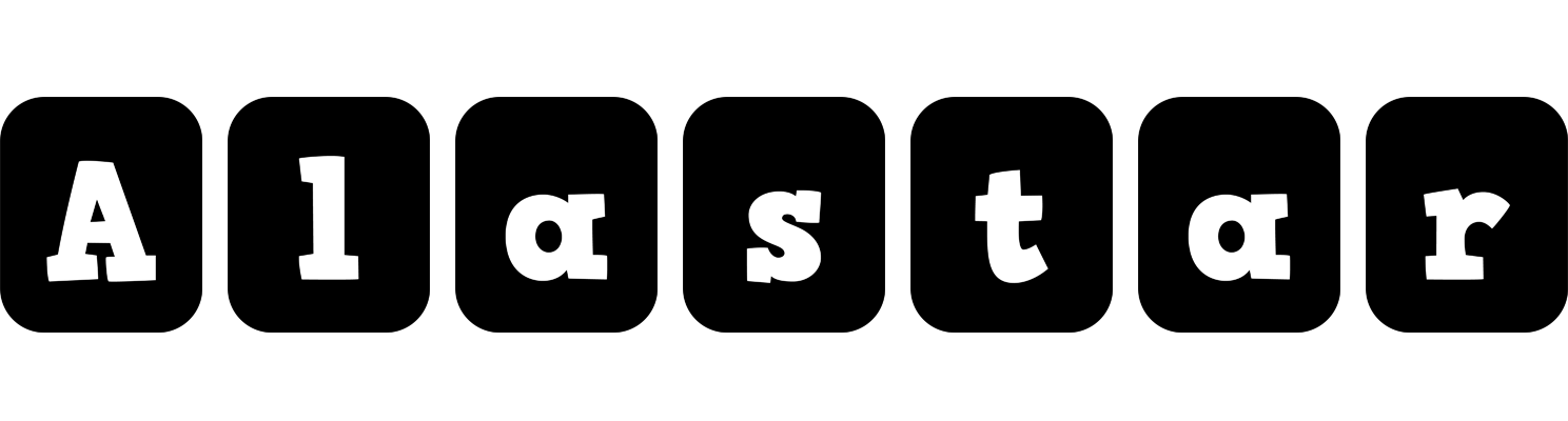 Alastar box logo
