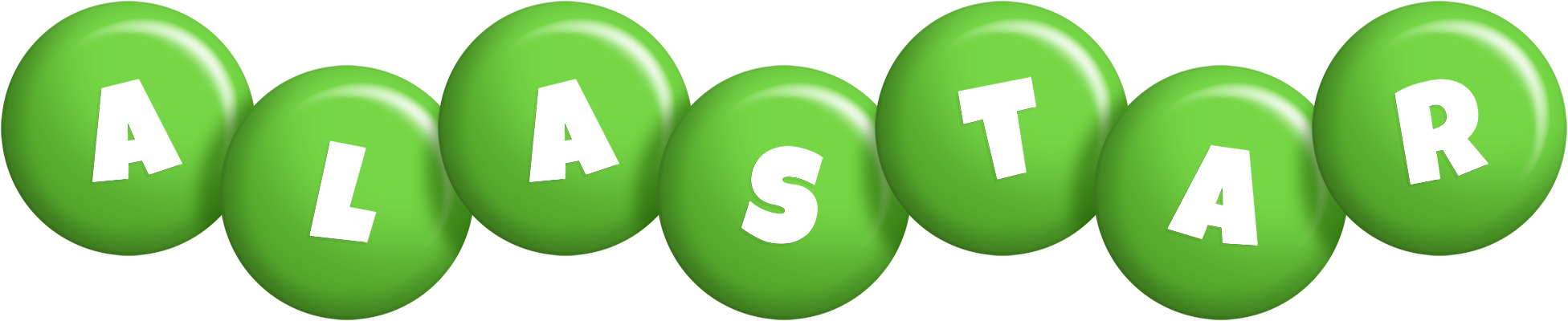 Alastar candy-green logo