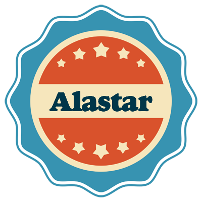 Alastar labels logo