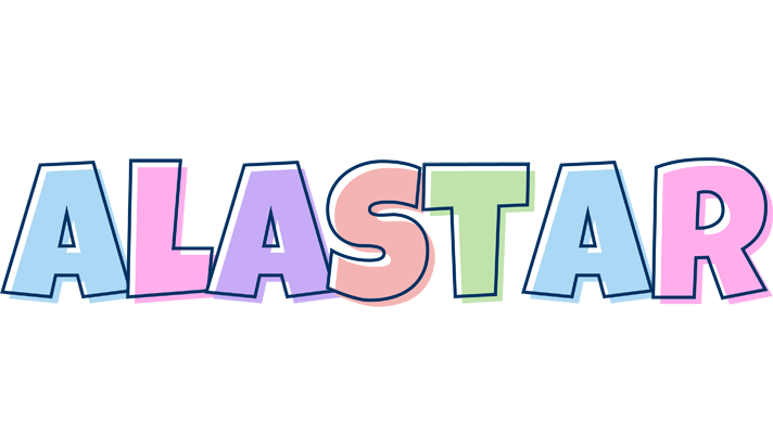 Alastar pastel logo