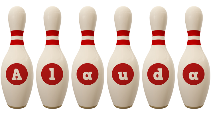 Alauda bowling-pin logo