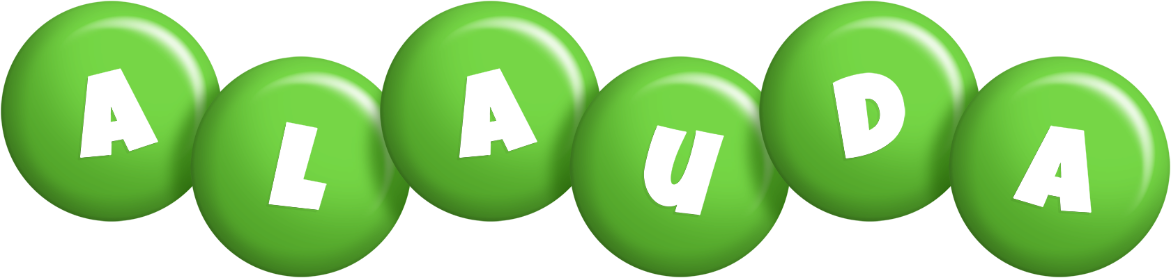 Alauda candy-green logo