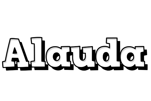 Alauda snowing logo