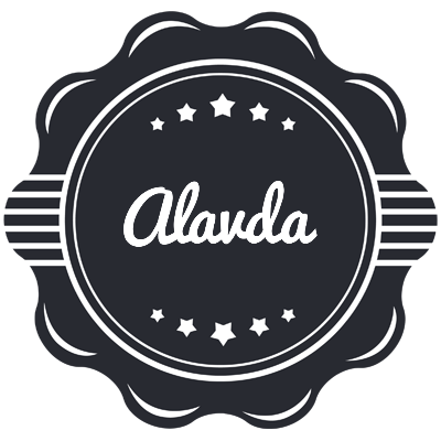 Alavda badge logo