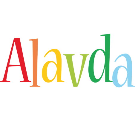 Alavda birthday logo