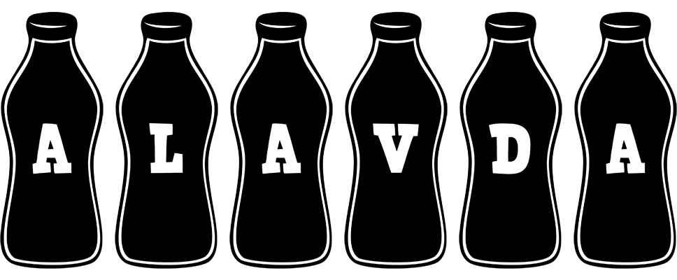 Alavda bottle logo