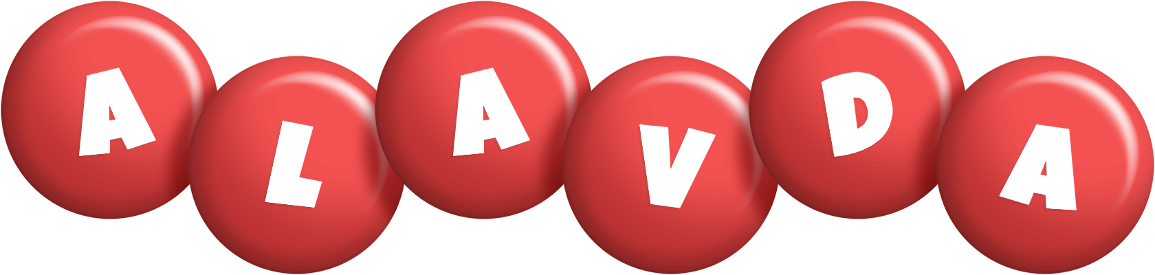 Alavda candy-red logo