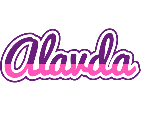 Alavda cheerful logo