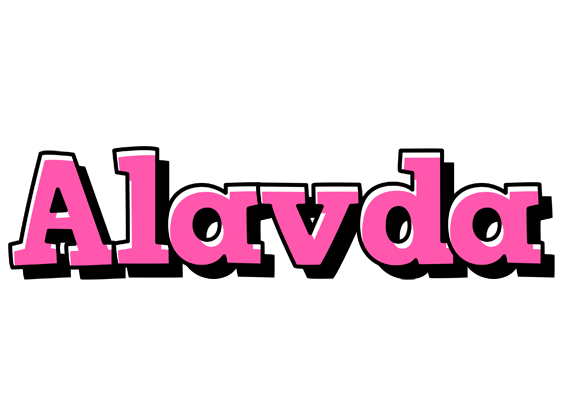 Alavda girlish logo