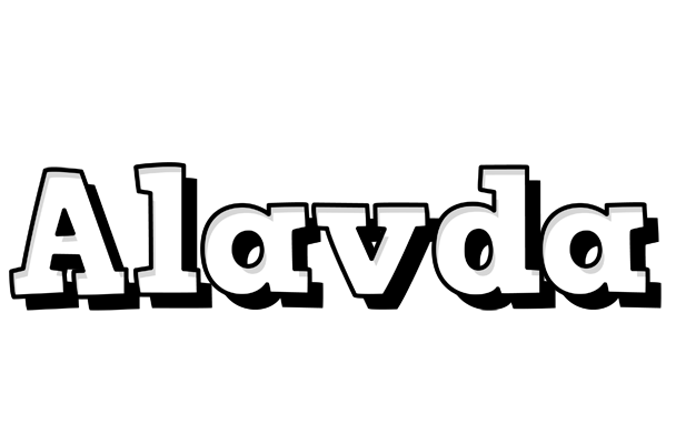 Alavda snowing logo