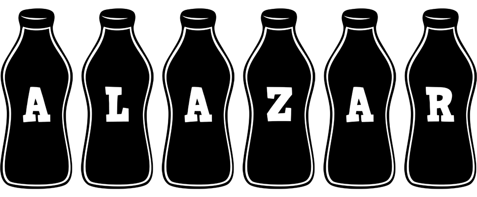 Alazar bottle logo