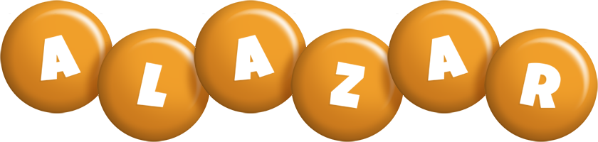 Alazar candy-orange logo