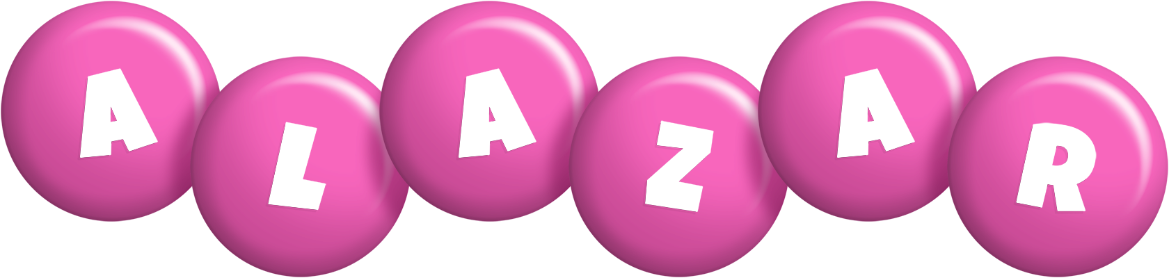 Alazar candy-pink logo