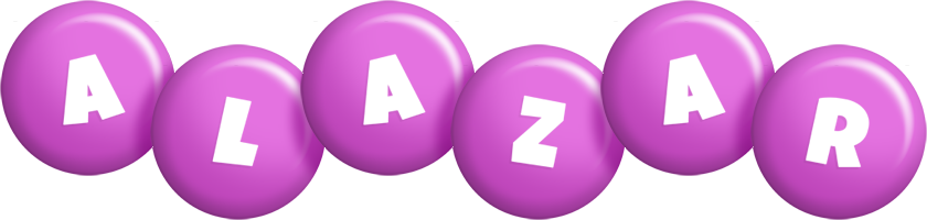 Alazar candy-purple logo