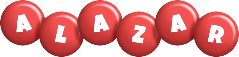 Alazar candy-red logo