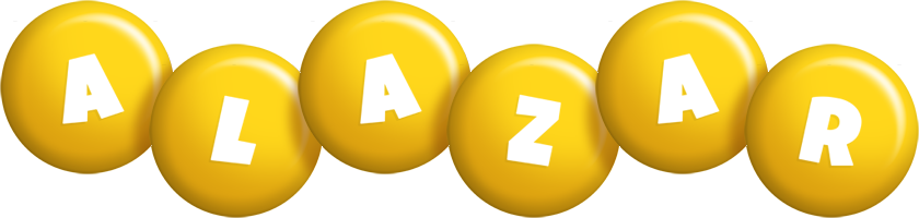 Alazar candy-yellow logo