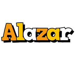 Alazar cartoon logo