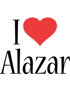 Alazar i-love logo