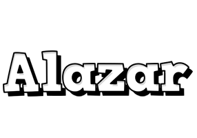 Alazar snowing logo