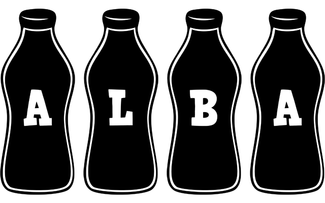 Alba bottle logo