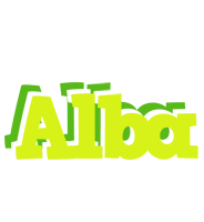 Alba citrus logo