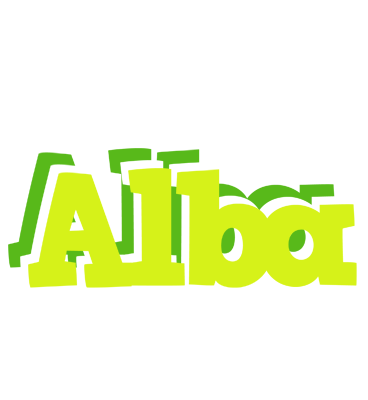 Alba citrus logo