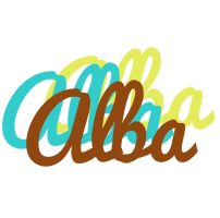 Alba cupcake logo