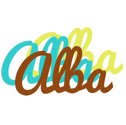 Alba cupcake logo
