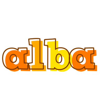 Alba desert logo