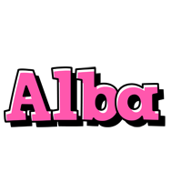 Alba girlish logo