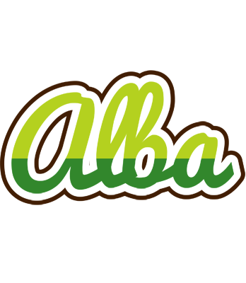 Alba golfing logo