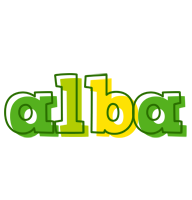 Alba juice logo