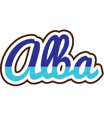 Alba raining logo