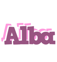 Alba relaxing logo
