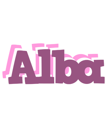 Alba relaxing logo