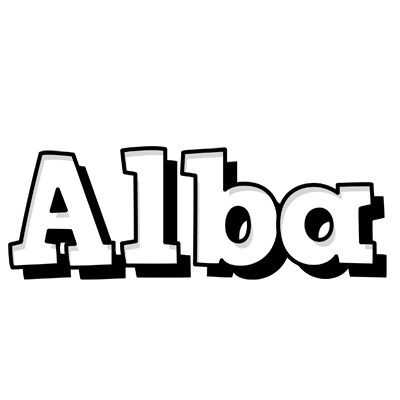 Alba snowing logo