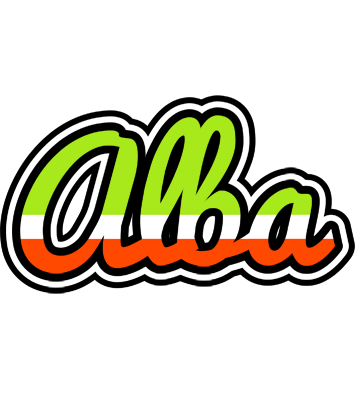 Alba superfun logo