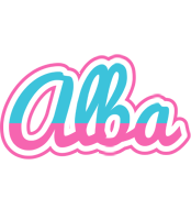 Alba woman logo