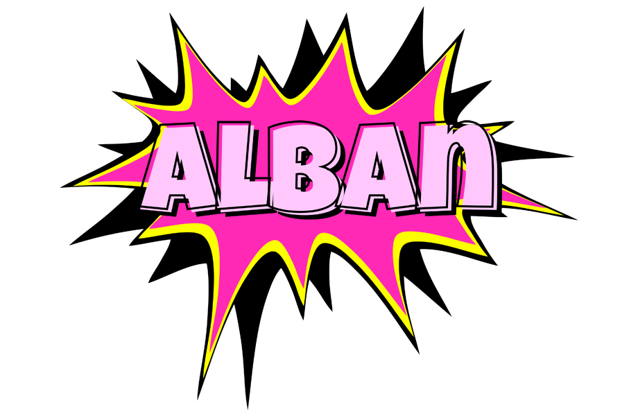 Alban badabing logo