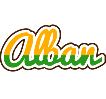 Alban banana logo