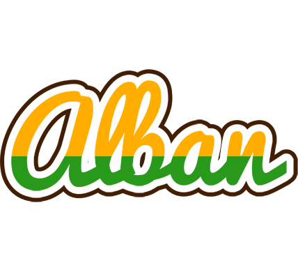 Alban banana logo