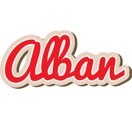 Alban chocolate logo