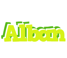 Alban citrus logo