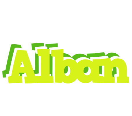 Alban citrus logo