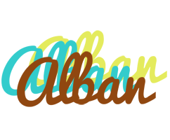 Alban cupcake logo