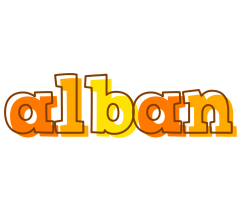 Alban desert logo