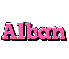 Alban girlish logo