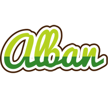 Alban golfing logo