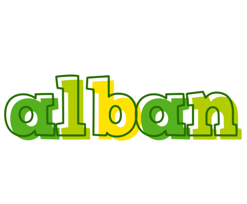 Alban juice logo