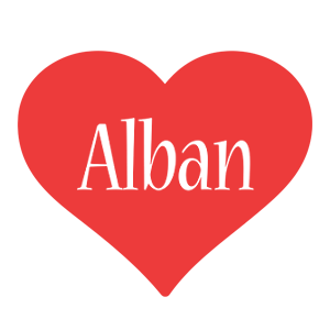 Alban love logo